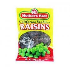Mother's Best California Seedless Raisins 100gm - Pinoyhyper