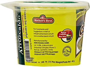Mothers Best Cup Pinoy Chicken Arrozcaldo 40 Gm - Pinoyhyper