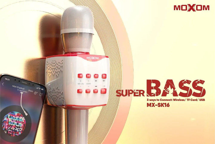 Moxom MX-SK16 Wireless Karaoke Mic - Pinoyhyper