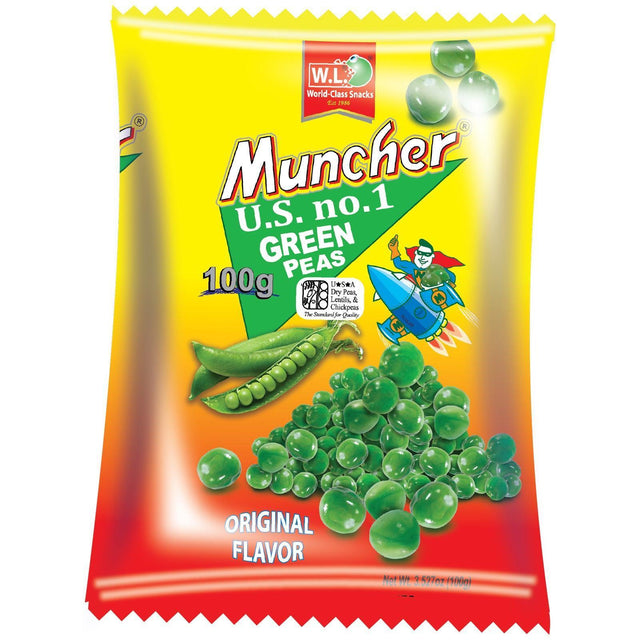 Muncher Green Peas Original Flavor 100g - Pinoyhyper