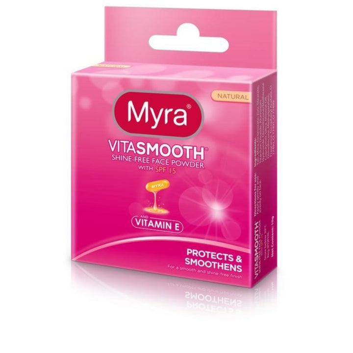 Myra VitaSmooth Shine-Free Face Powder with SPF 15 Natural - Pinoyhyper