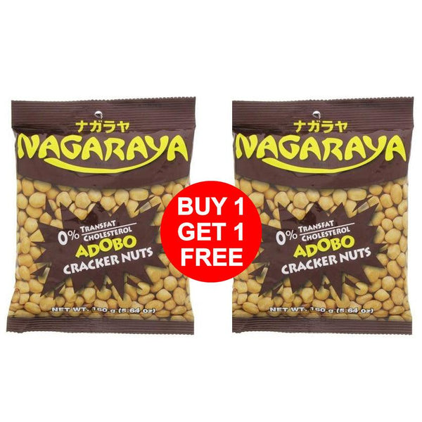 Nagaraya Adobo Cracker Nuts Brown 160g (1+1)Offer - Pinoyhyper