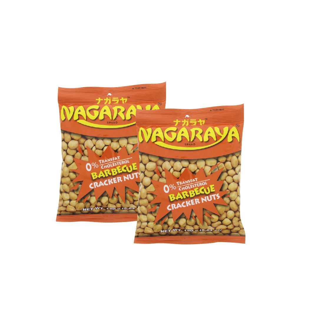 Nagaraya Barbecue Cracker Nuts 160g (Orange) x 2Pcs - Pinoyhyper