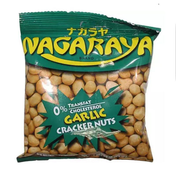 Nagaraya Garlic Cracker Nuts 80g (Green) - Pinoyhyper