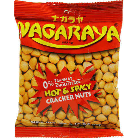 Nagaraya Hot & Spicy Cracker Nuts 80g (Red) - Pinoyhyper