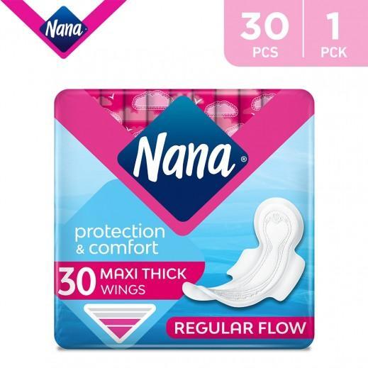 Nana Maxi Thick Regular - 30 Sanitary Pads - Pinoyhyper