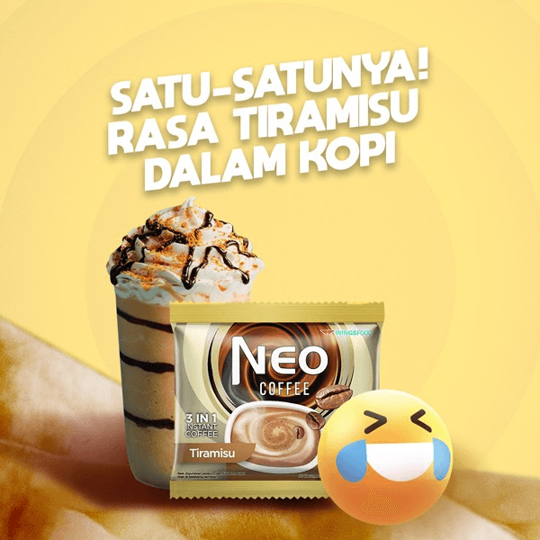 Neo Coffee Kopi Instan Coffee Tiramisu 20g × 9Pcs - Pinoyhyper
