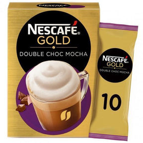 Nescafe Gold Double Chocolate Mocha Coffee Mix Sachet 10 x 23 g - Pinoyhyper