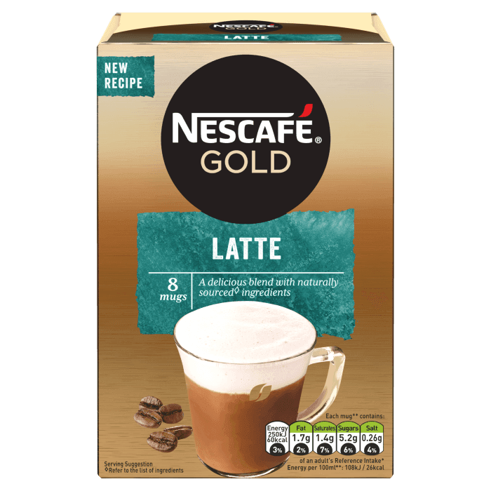 Nescafe Gold Latte Coffee Mix Sachet 10 x 18g - Pinoyhyper