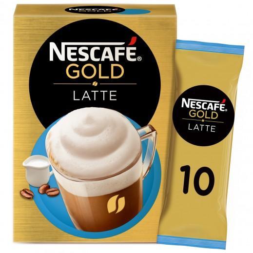 Nescafe Gold Latte Coffee Mix Sachet 10 x 19.5 g - Pinoyhyper