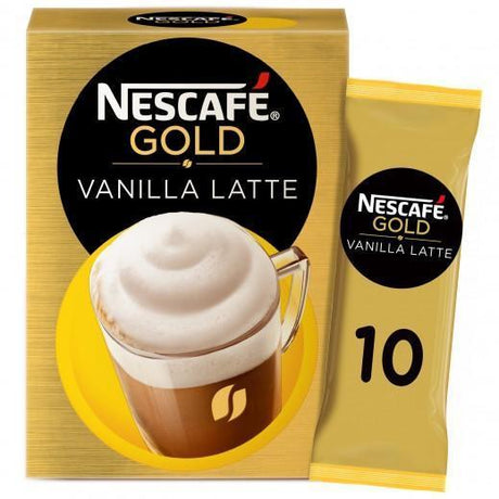 Nescafe Gold Vanilla Latte Sachet 10 x 18.5 g - Pinoyhyper