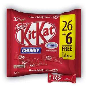 Nestle KitKat Chunky Mini (26+6)Free - 500g - Pinoyhyper