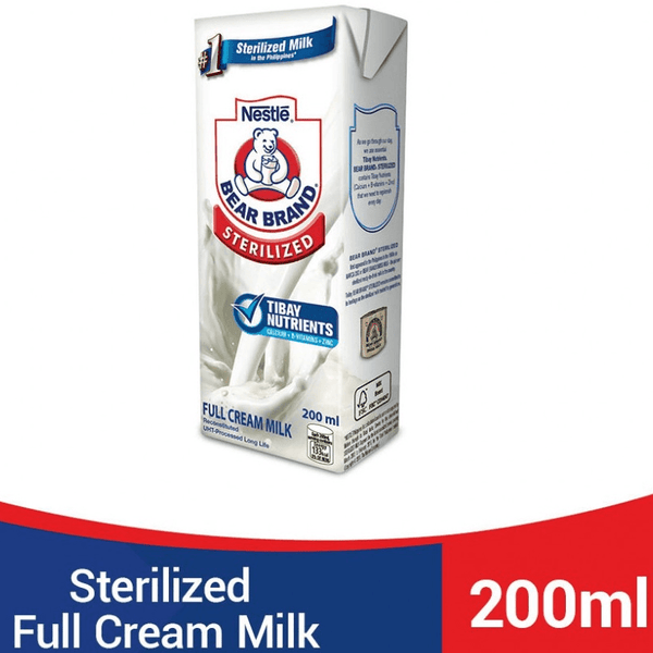Nestle Sterilized Full Cream Milk - 200ml - Pinoyhyper