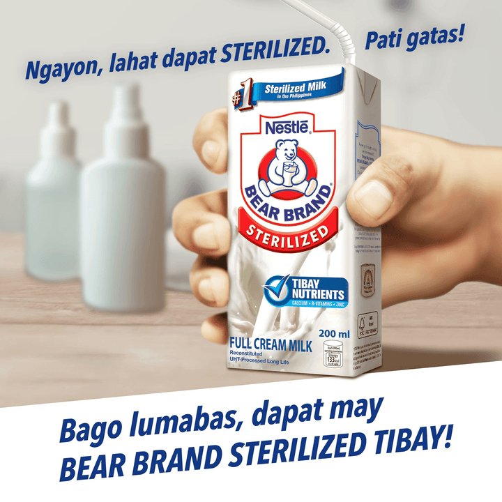 Nestle Sterilized Full Cream Milk - 200ml - Pinoyhyper