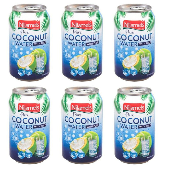 Nilamels Pure Coconut Water With Pulp 6×330ml - Pinoyhyper