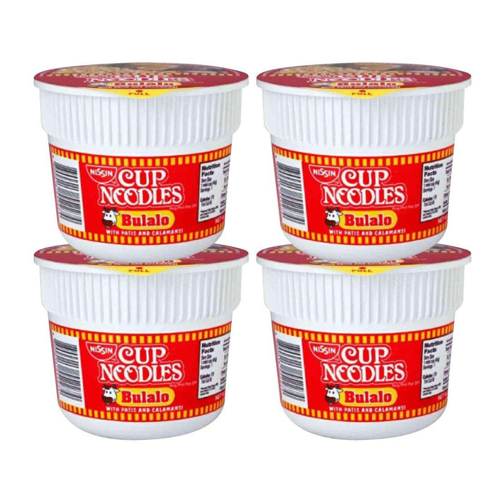 Nissin Bulalo Cup Noodles 40g x 4 Pcs - Pinoyhyper