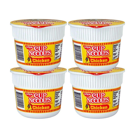 Nissin Cup Noodle Chicken 40g × 4 Pcs - Pinoyhyper