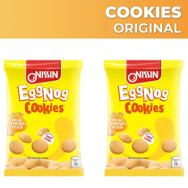 Nissin Eggnog Cookies -130g (1+1 Free) - Pinoyhyper
