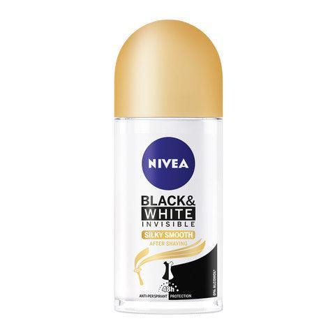 Nivea Black & White Invisible Silky Smooth Deodorant Roll-On 50ml - Pinoyhyper