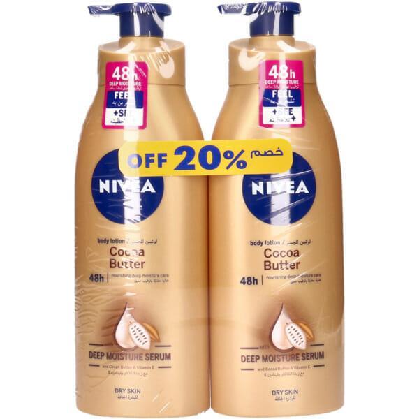 Nivea Body Lotion Cocoa Butter Value Pack 2x400ml - Pinoyhyper