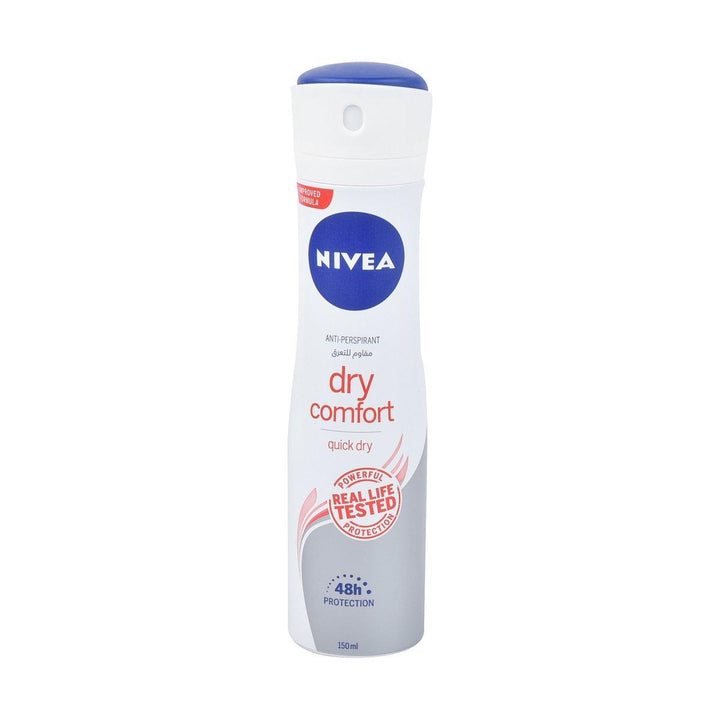 Nivea Body Spray Dry Comfort White 150ml - Pinoyhyper