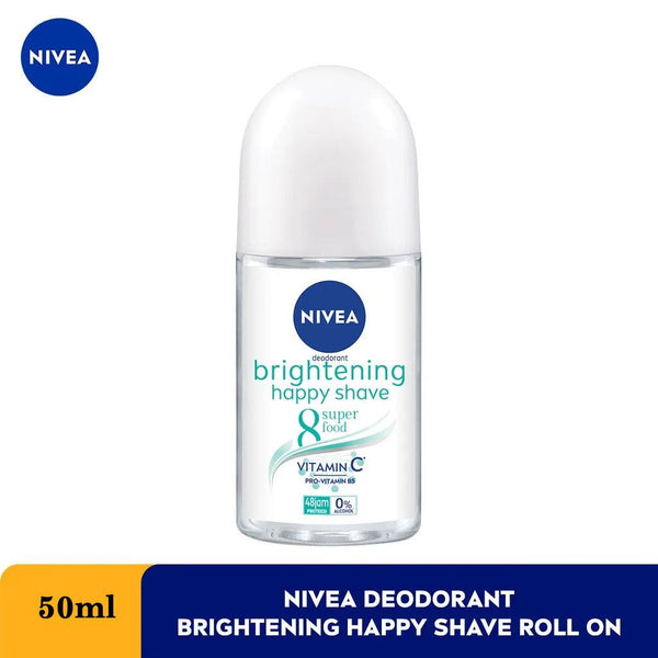 Nivea Deo Whitening Happy Shave Roll-On - 50ml - Pinoyhyper
