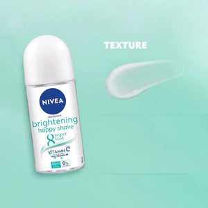 Nivea Deo Whitening Happy Shave Roll-On - 50ml - Pinoyhyper
