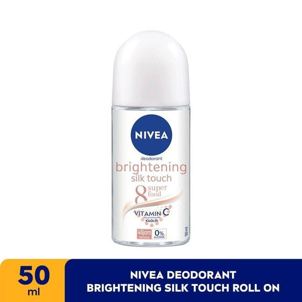 Nivea Deodorant Brightening Silk Touch - 50ml - Pinoyhyper