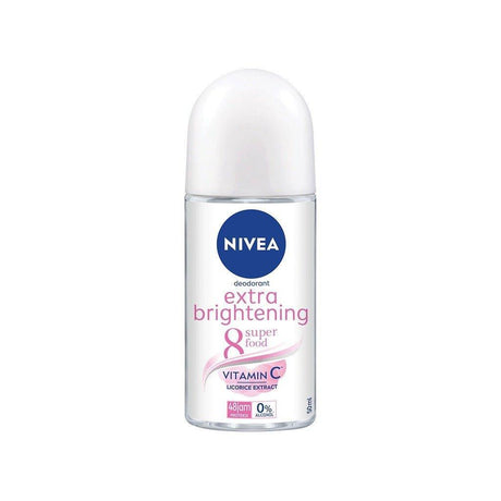 NIVEA Deodorant Extra Brightening Roll On - 50ml - Pinoyhyper