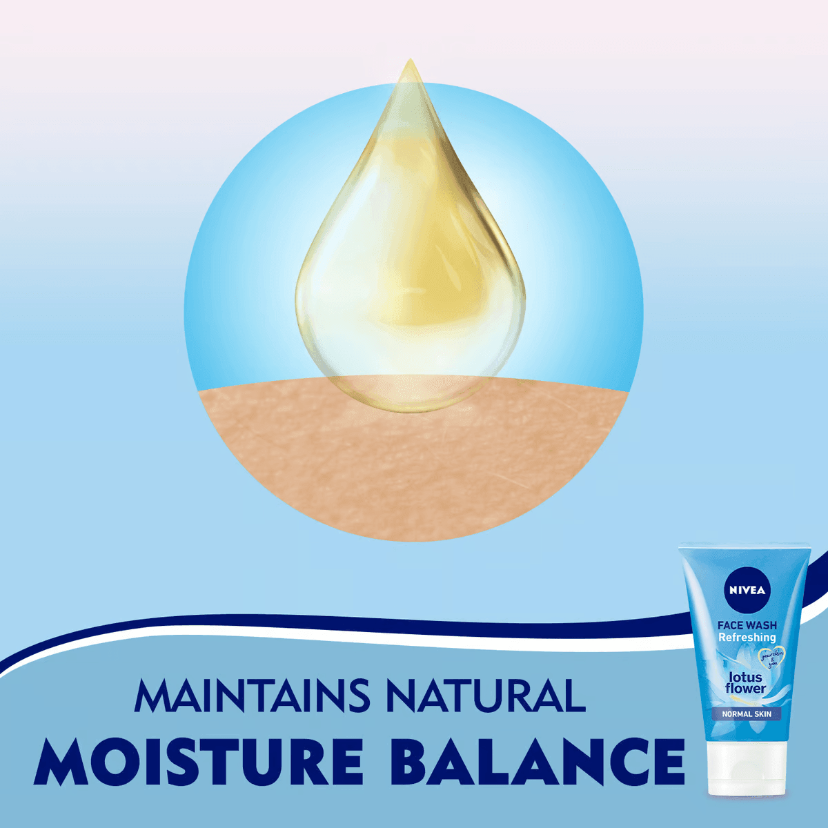 Nivea Face Wash Refreshing Lotus Flower Normal Skin - 150ml - Pinoyhyper