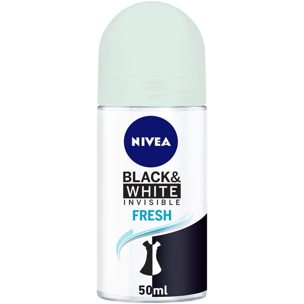 Nivea Roll On Black & White Fresh 50ml - Pinoyhyper