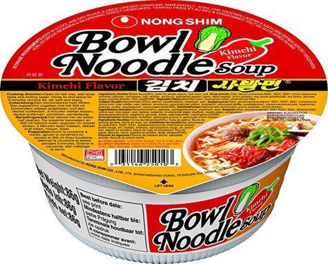 Nongshim Bowl Noodle Soup Kimchi Flavor Medium - Pinoyhyper