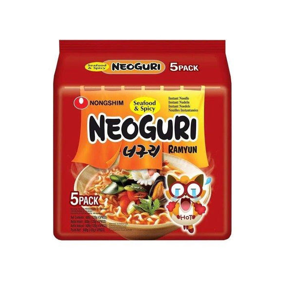 Nongshim Neoguri Seafood &amp; Spicy Ramyun Korean Noodles- 5Pack - Pinoyhyper