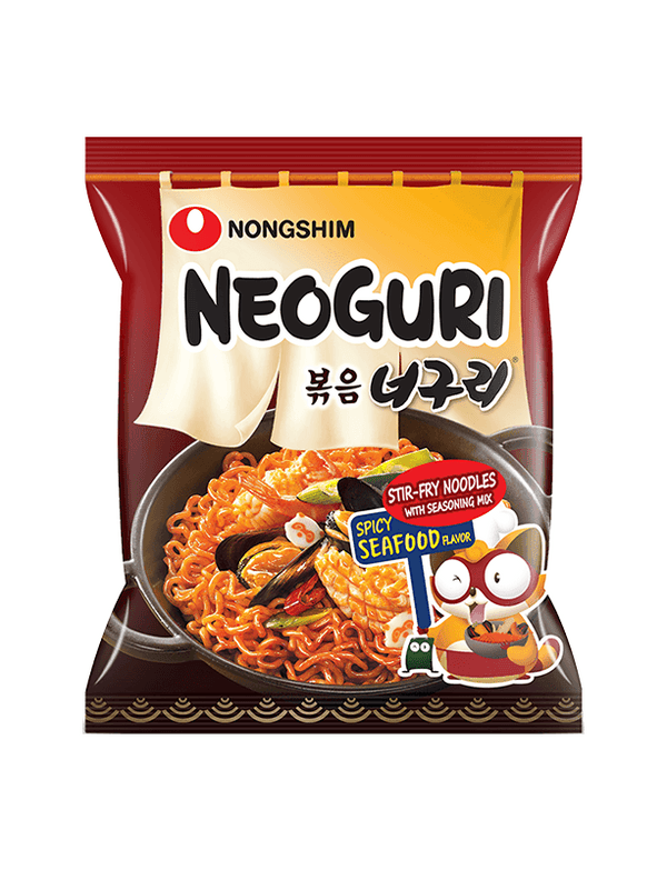 NONGSHIM NEOGURI Stir-Fry UDON Noodles Spicy Seafood 137g - Pinoyhyper