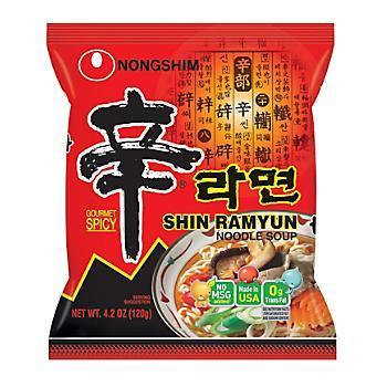 NongShim Shin Ramyun Noodle Soup Spicy 120g - Pinoyhyper