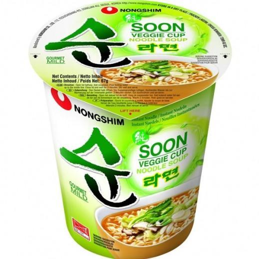 Nongshim Soon Veggie Cup Korean Noodle - 67g - Pinoyhyper