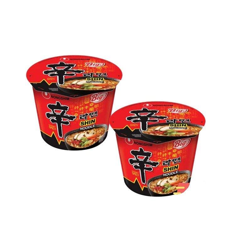 Nongshim Spicy Shin Big Bowl Korean Noodle - 2x100g - Pinoyhyper