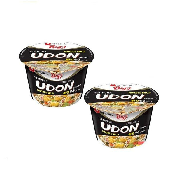 Nongshim Tempura UDON Big Bowl Korean Noodle - 2x111g - Pinoyhyper