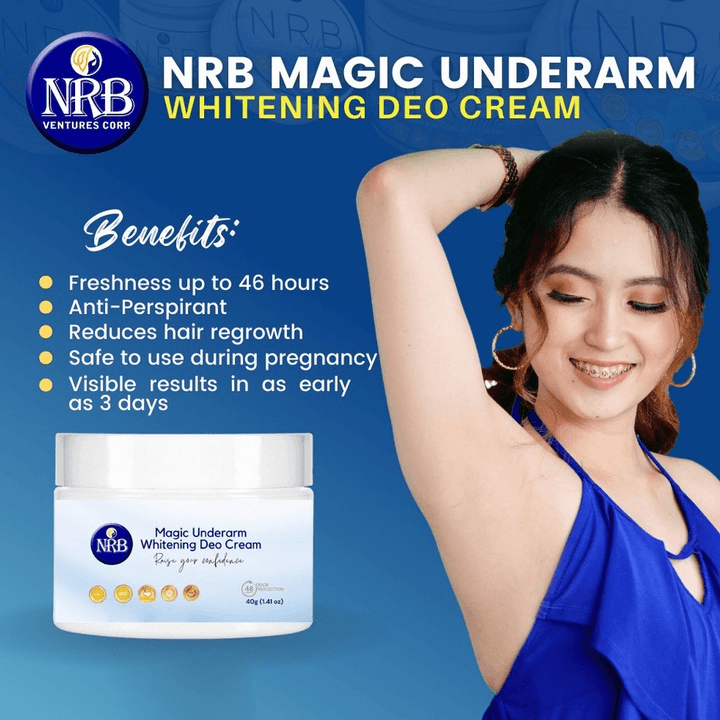 NRB Magic Underarm Whitening Deo Cream - 40g - Pinoyhyper