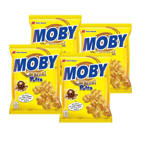 Nutri-Snack Moby Caramel Puffs 60g × 4 pcs (Offer) - Pinoyhyper