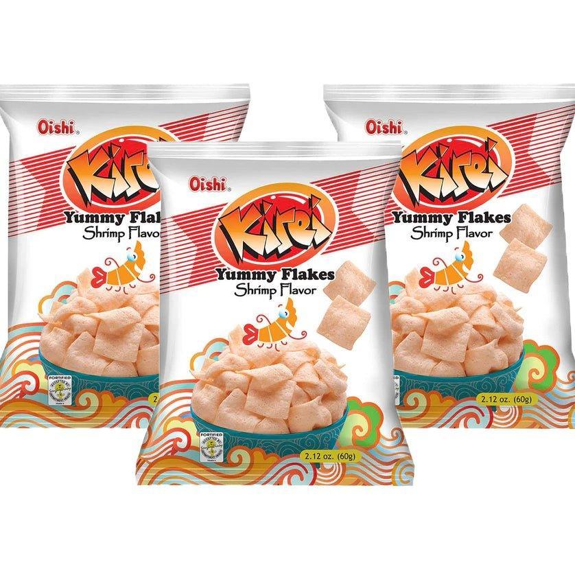 Oishi Kirei Yummy Flakes Shrimp 3×60gm - Pinoyhyper