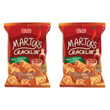 Oishi Marty's Cracklin' Spicy Vinegar Flavor 2×90g(Offer) - Pinoyhyper