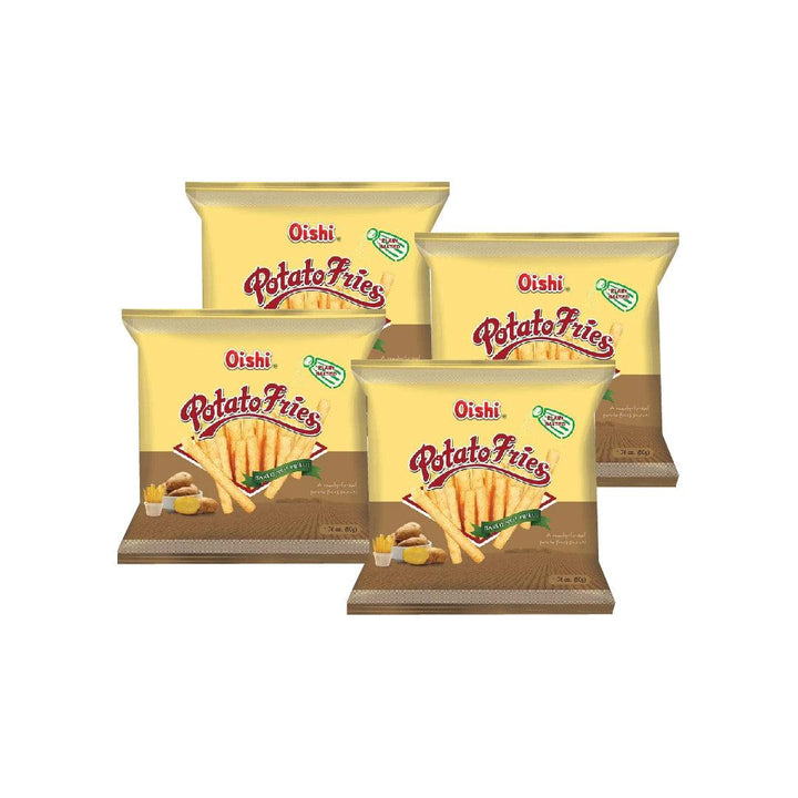 Oishi Potato fries (Baked Not Fried) - 50g x 4Pcs - Pinoyhyper