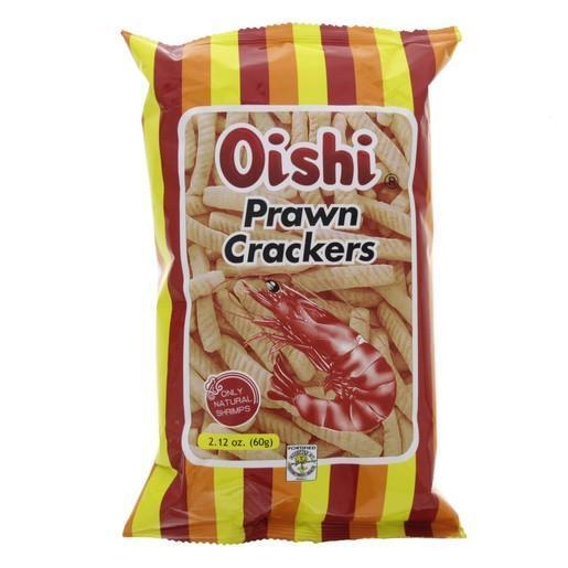 Oishi Prawn Crackers 4×60gm - Pinoyhyper