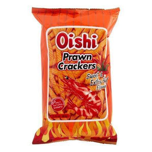 Oishi Prawn Crackers Combo 1. Original 2. Spicy 3. Sweet Extra - Pinoyhyper