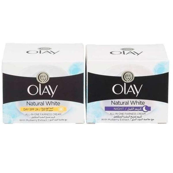 Olay Natural White Day + Nightc Cream 2 x 50ml - Pinoyhyper