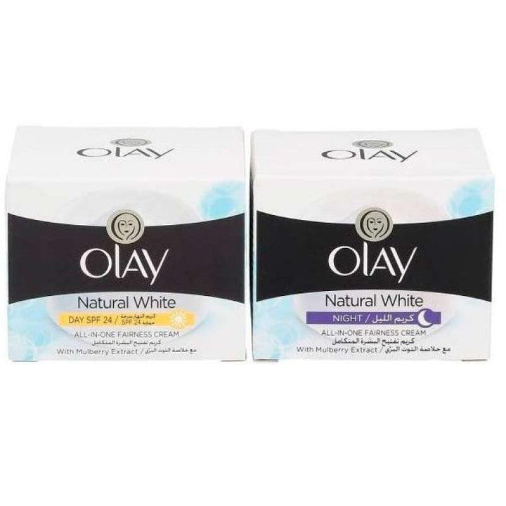Olay Natural White Day + Nightc Cream 2 x 50ml - Pinoyhyper