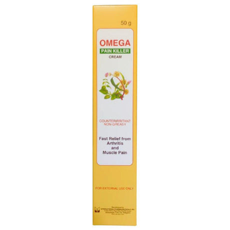Omega Pain Killer Cream Fast Relief From Arthritis and Muscle Pain - 50gm - Pinoyhyper