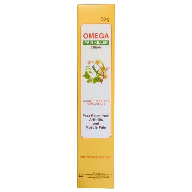 Omega Pain Killer Cream Fast Relief From Arthritis and Muscle Pain - 50gm - Pinoyhyper