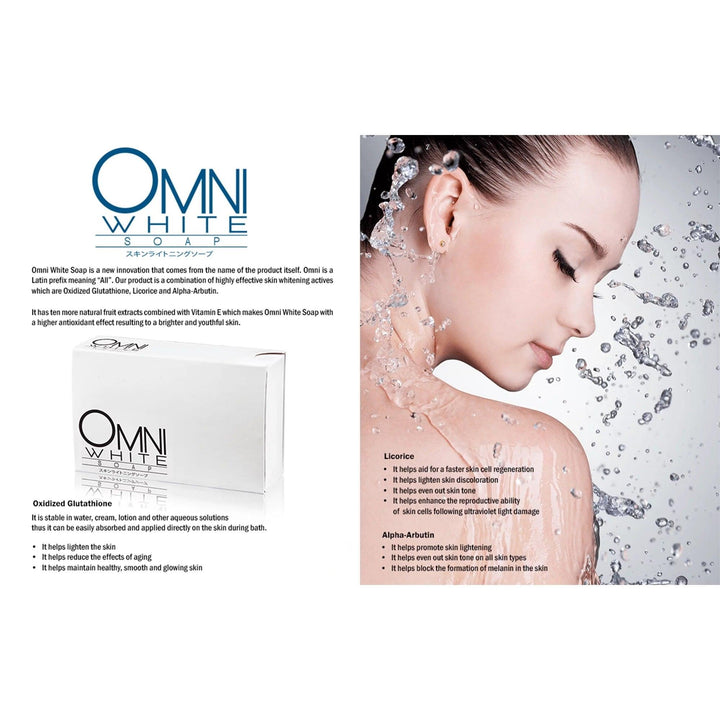 Omni White Soap - 135g - Pinoyhyper